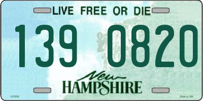 NH license plate 1390820