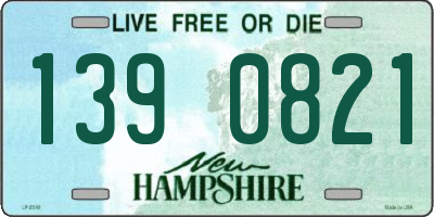 NH license plate 1390821