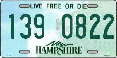 NH license plate 1390822