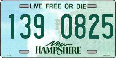 NH license plate 1390825