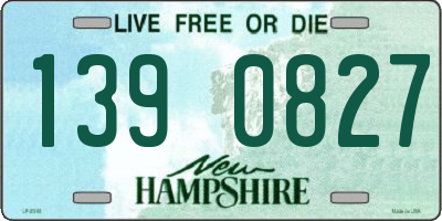 NH license plate 1390827