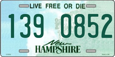NH license plate 1390852