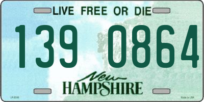 NH license plate 1390864