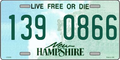 NH license plate 1390866