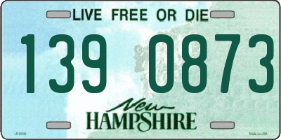 NH license plate 1390873