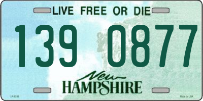 NH license plate 1390877