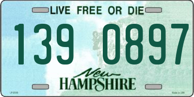 NH license plate 1390897