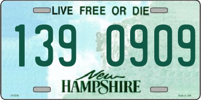 NH license plate 1390909