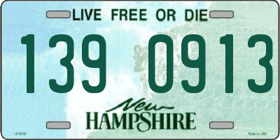 NH license plate 1390913