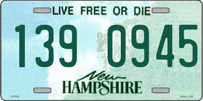 NH license plate 1390945