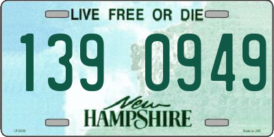 NH license plate 1390949