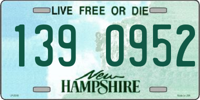 NH license plate 1390952