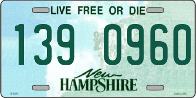 NH license plate 1390960