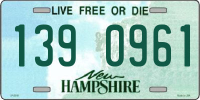 NH license plate 1390961