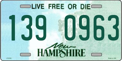 NH license plate 1390963