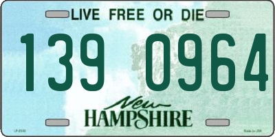 NH license plate 1390964