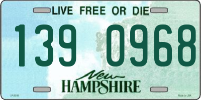 NH license plate 1390968