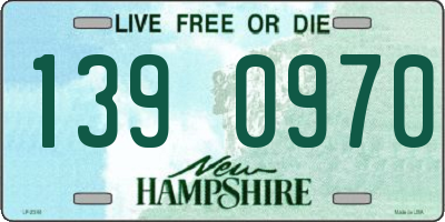 NH license plate 1390970