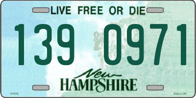 NH license plate 1390971