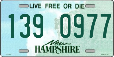 NH license plate 1390977