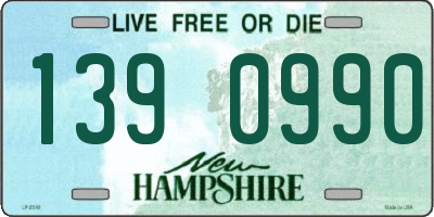 NH license plate 1390990