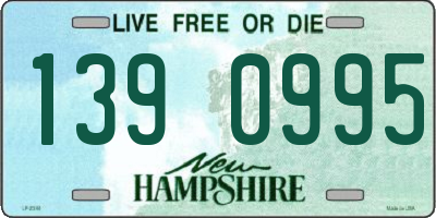 NH license plate 1390995