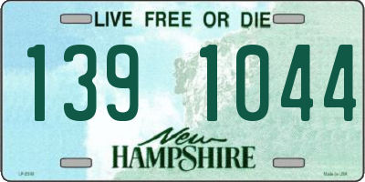 NH license plate 1391044