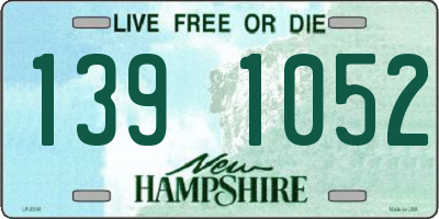 NH license plate 1391052
