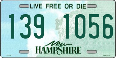 NH license plate 1391056