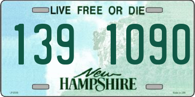 NH license plate 1391090