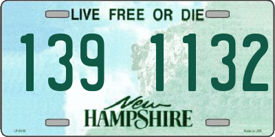 NH license plate 1391132