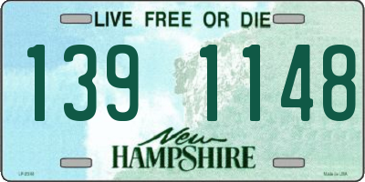 NH license plate 1391148