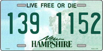 NH license plate 1391152