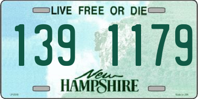 NH license plate 1391179