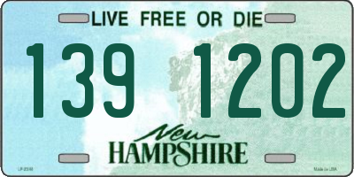 NH license plate 1391202