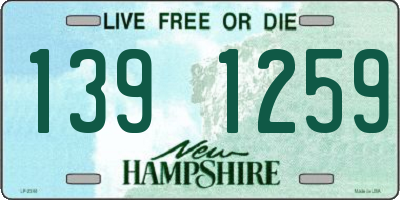 NH license plate 1391259