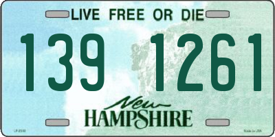 NH license plate 1391261