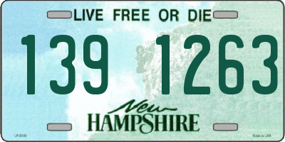 NH license plate 1391263