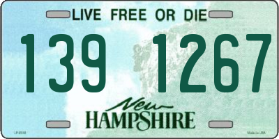 NH license plate 1391267