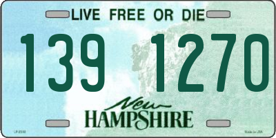 NH license plate 1391270