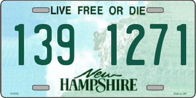 NH license plate 1391271