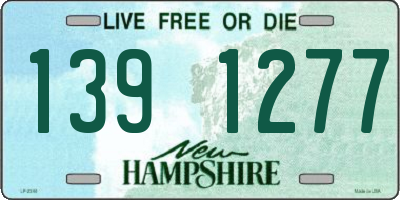 NH license plate 1391277