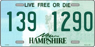 NH license plate 1391290