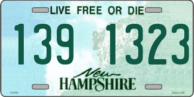 NH license plate 1391323