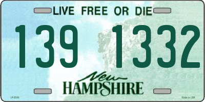 NH license plate 1391332