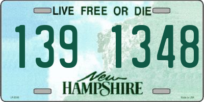 NH license plate 1391348