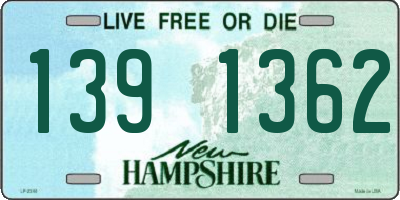 NH license plate 1391362