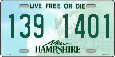 NH license plate 1391401