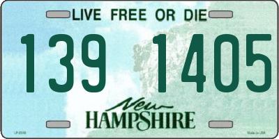 NH license plate 1391405