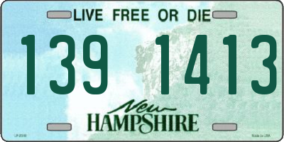 NH license plate 1391413